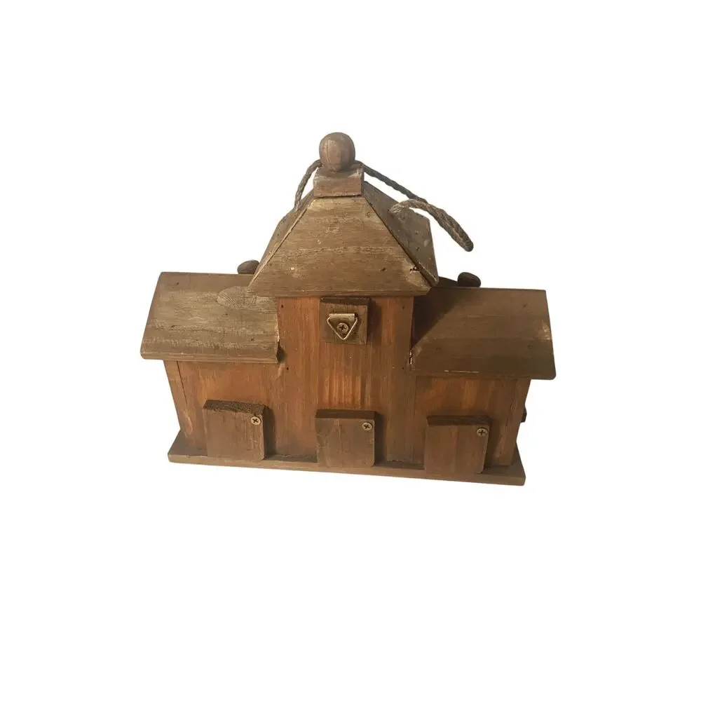 Wooden Multi-Family Birdhouse 10